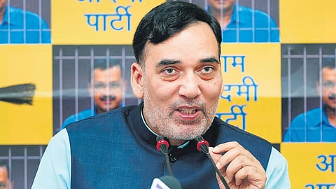 AAP’s Delhi state convenor Gopal Rai 