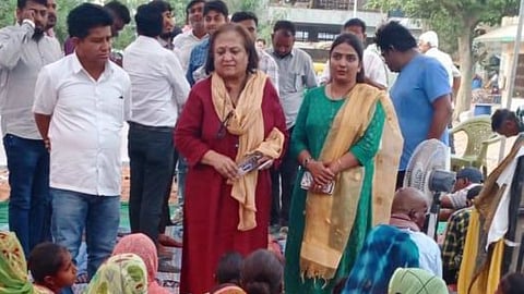 AICC secretary and  INC's Gandhinagar Lok Sabha seat candidate Sonal Patel.