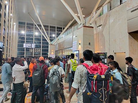 Scene inside Sir M Visvesvaraya terminal in Baiyappanahalli 
