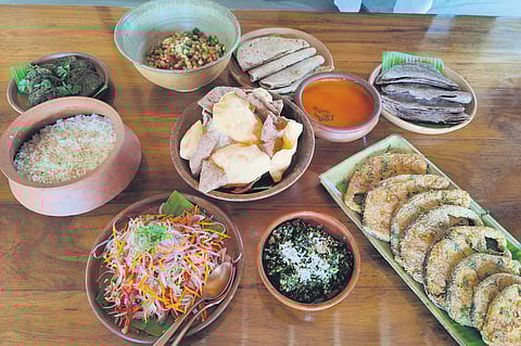 A typical Malvani meal