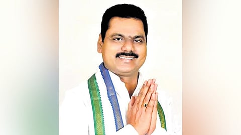 YSRC's candidate from Srikakulam Lok Sabha constituency, Perada Tilak.  