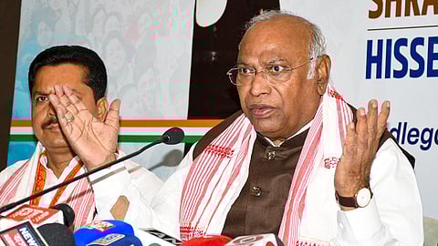 Congress President Mallikarjun Kharge 
