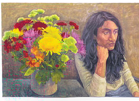 Beside the Flowers by Fiza Khatri
