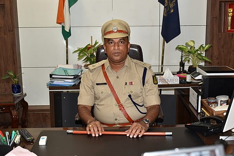 M Narayana, Superintendent of Police, Kolar, said the police are verifying all angles and collecting details of the vehicle owner (Photo | Special arrangement)
