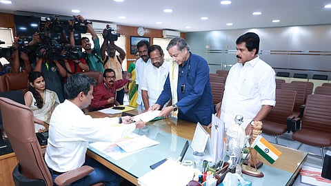 LS polls: Three-time Congress MP Shashi Tharoor files nomination from Thiruvananthapuram
