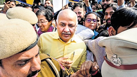 AAP leader and former deputy chief minister Manish Sisodia.