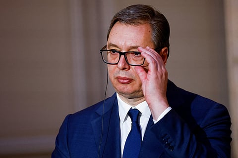 Serbia's President Aleksandar Vucic 