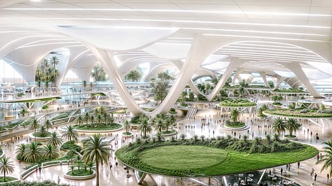 This artist's rendering provided by the government of Dubai shows plans for Al Maktoum International Airport at Dubai World Central in Dubai, United Arab Emirates. 