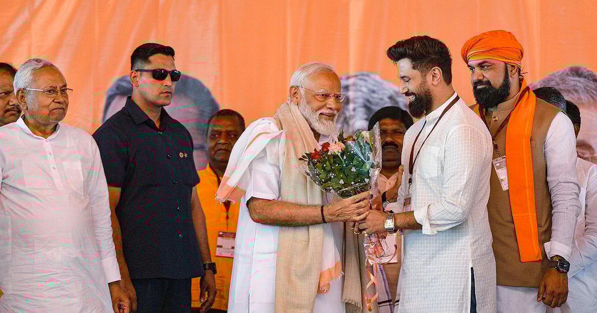 BJP faces 10% worry despite Nitish and Chirag coming to their aid in Bihar