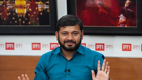 Congress leader Kanhaiya Kumar during an interview with PTI, in New Delhi, Friday, April 5, 2024.