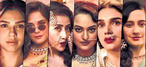 Heeramandi, a period drama, portrays the lives of courtesans in the red-light area of Lahore. 