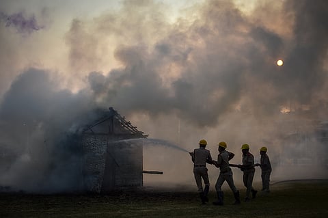  Odisha Fire and Emergency Service personnel saved 270 other people from fire accidents