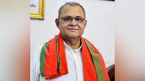 The Samajwadi Party's candidate for the Ballia Lok Sabha seat Sanatan Pandey.