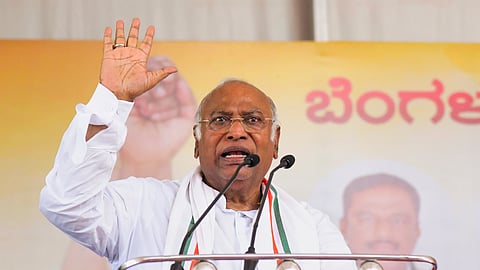 AICC President Mallikarjun Kharge 