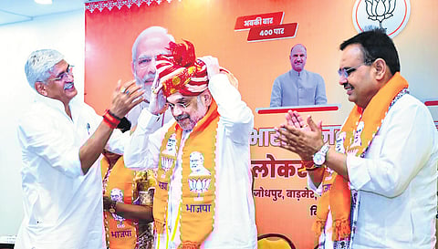 Shah raises Congress dynasty politics in Gehlot bastion