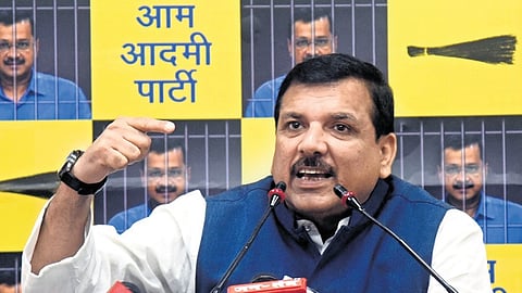  AAP Rajya Sabha MP Sanjay Singh