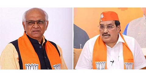 Bhupendra Patel and CR Patil