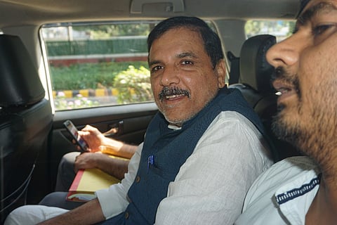 AAP leader Sanjay Singh  was granted bail by the Supreme Court on Tuesday. 