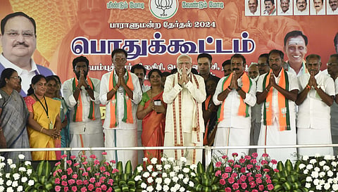  Modi said the centre had introduced Vande Bharat trains from Coimbatore and built national highway from Coimbatore to Pollachi