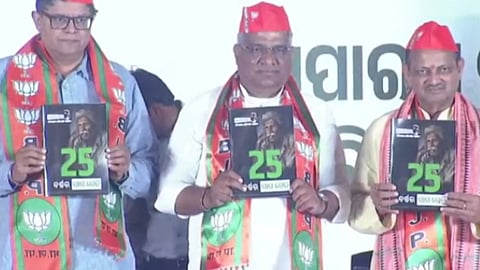 BJP releases chargesheet against BJD govt, says Naveen Patnaik government has cheated people