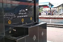 A drinking water facility in a Hyderabad railway station. 