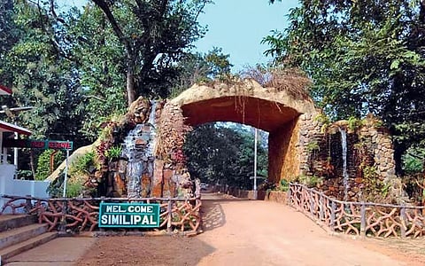 File photo of the entrance gate of Similipal Tiger Reserve.