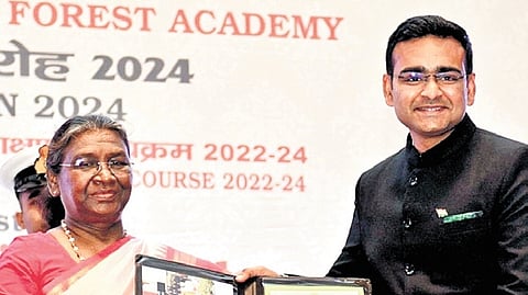 Md Abdul Rawoof of Andhra Pradesh was awarded the ‘All round outstanding performance’ medal