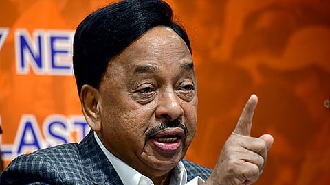 BJP candidate and Union Minister for Micro, Small and Medium Enterprises Narayan Rane.