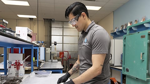 Making cement is very damaging for the climate. One solution is opening in California