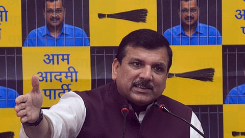 Aam Aadmi Party  MP Sanjay Singh.