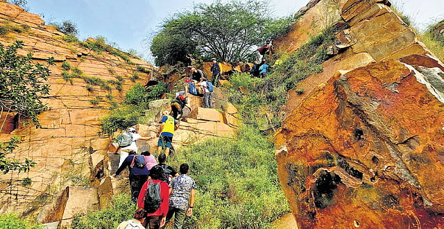 Bhondsi trek organised by Gurgaon Walkers in 2023