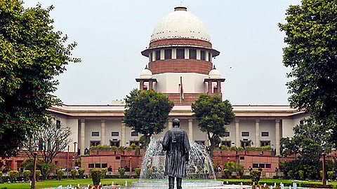 The Supreme Court of India premises in New Delhi.