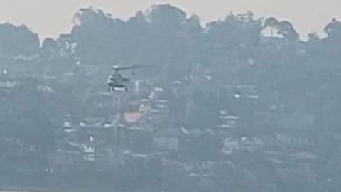 IAF deploys MI-17 choppers in ongoing dousing operations in Uttarakhand. 