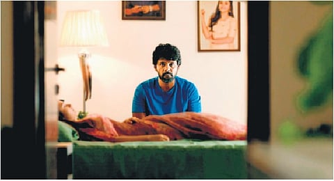 Sathyam Rajesh in a movie still