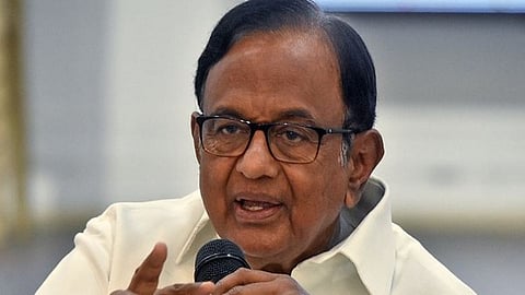 Former Finance minister P Chidambaram