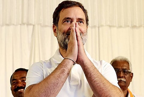 Congress leader Rahul Gandhi. 