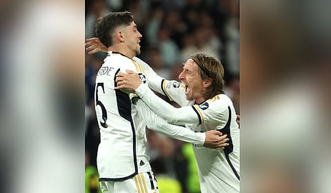 Real Madrid and Man City draw 3-3 in frantic 1st leg of Champions League quarterfinals at Bernabeu 