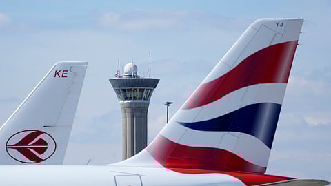 Air traffic control tower of Charles de Gaulle airport