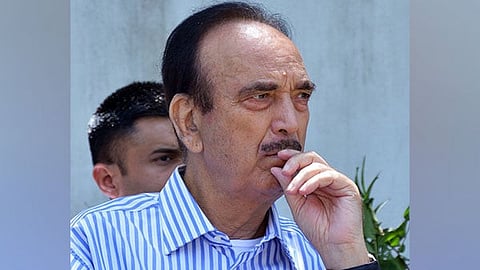 Democratic Progressive Azad Party leader Ghulam Nabi Azad.