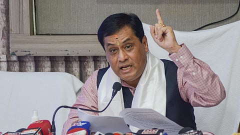 Union Minister of Ports, Shipping and Waterways Sarbananda Sonowal.