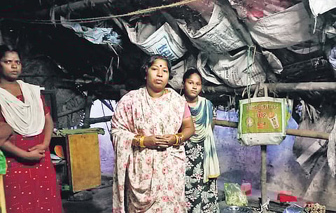 The family members of the deceased man 