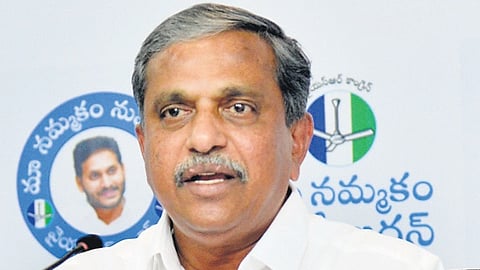 YSRC general secretary Sajjala Ramakrishna Reddy