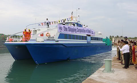 The passenger ferry service which earlier operated between Nagapattinam and Kangesanthurai in October 2023 departing from Nagapattinam Port