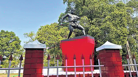 Uprising memorial at Vayalar in Alappuzha