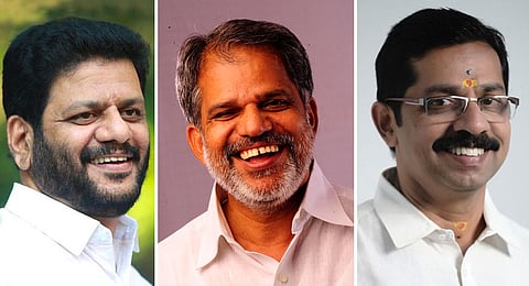 VK Sreekandan, KS Praveen Kumar and C Krishnakumar