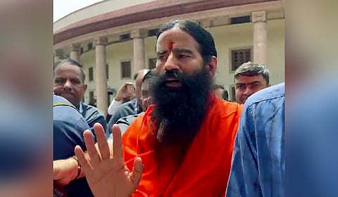 Patanjali Ayurved co-founder and yoga guru Baba Ramdev