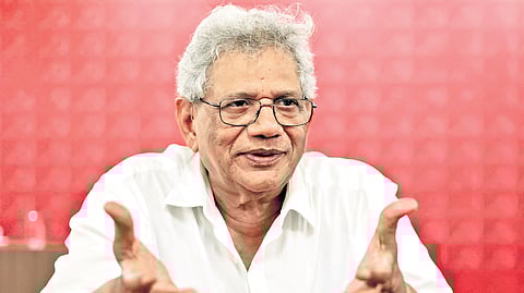 CPI(M) general secretary Sitaram Yechury on respiratory support at Delhi AIIMS