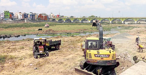 File picture of arrangements made for Chithirai festival in Madurai