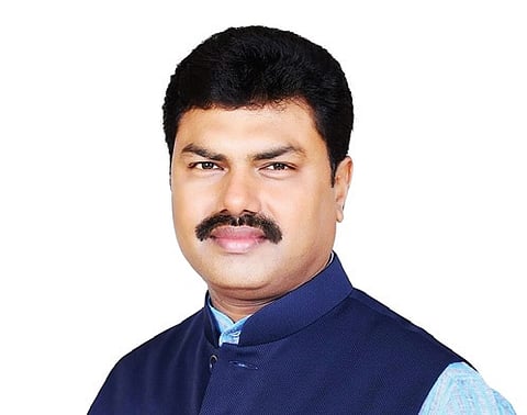 BJP candidate from Shivamogga constituency, BY Raghavendra.