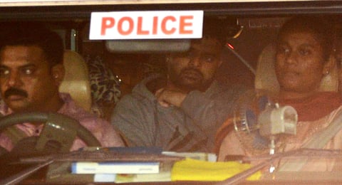 Suspended JD(S) leader Prajwal Revanna, who is facing charges of sexually abusing several women, returns to India, being taken to the Special Investigation Team (SIT), Bengaluru, Friday in the wee hours, May 31, 2024. 